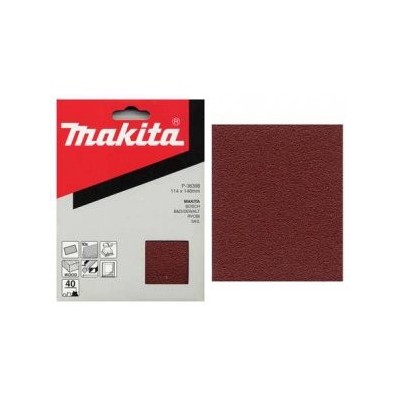 Makita brusný papír 114x140mm K80 10ks