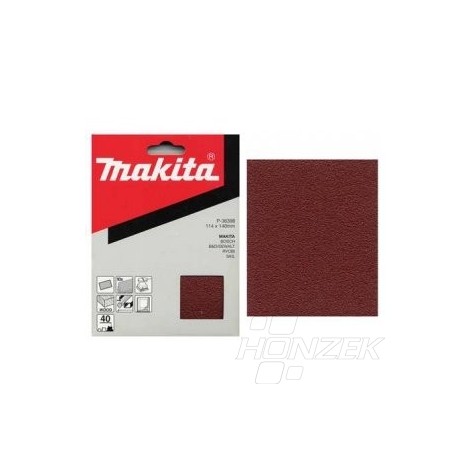 Makita brusný papír 114x140mm K80 10ks