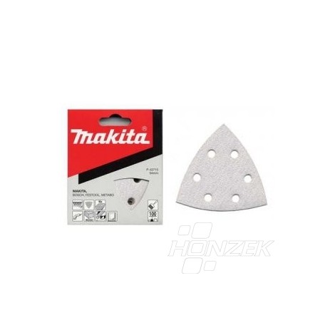 Makita brusný papír suchý zip 94x94x94mm 6 děr K150 10ks