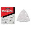 Makita brusný papír suchý zip 94x94x94mm 6 děr K150 10ks