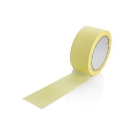 PVC maskovací vroubkovaná 722 žlutá 50mm, 33m